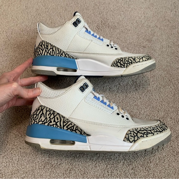 Air Jordan 3 retro mid unc ct8532-104 mens size 10 - Picture 5 of 15